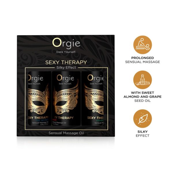 Набір масажних олій Orgie – Sexy Therapy Mini Size Collection (3х30 мл)