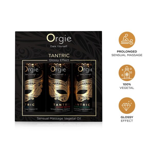 Набір олій для тантричного масажу Orgie – Tantric Mini Size Collection (3х30 мл), зволоження