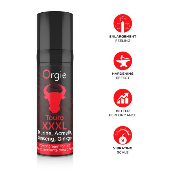 Крем для ерекції Orgie - Touro XXXL Power Cream (15 мл)