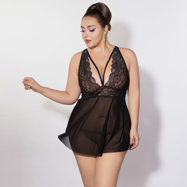 Сукня JSY P61151 Black Plus Size