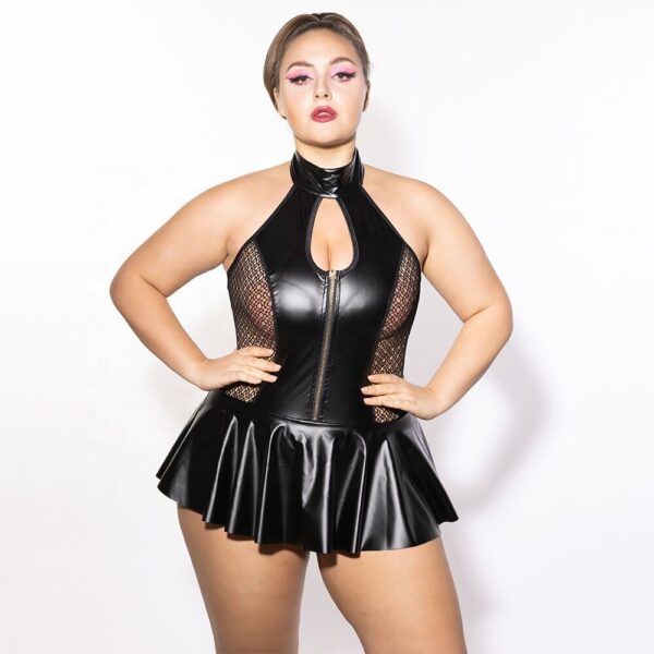 Боді JSY P61158 Black Plus Size