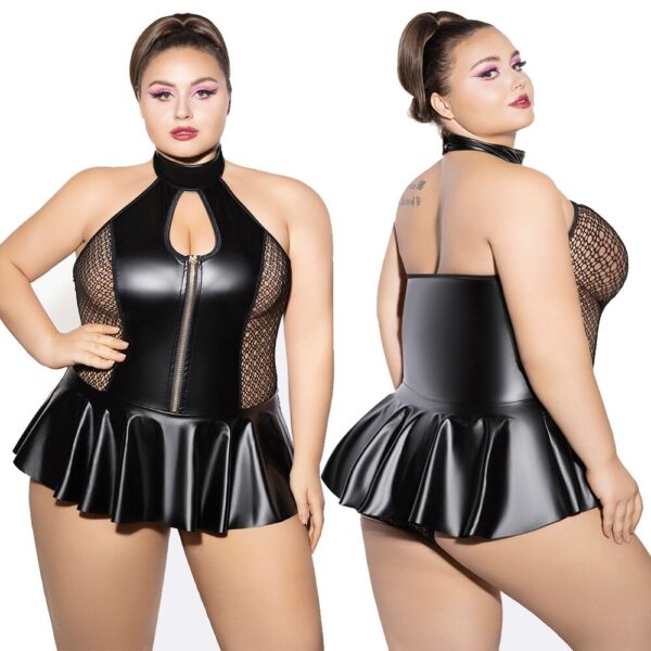 Боді JSY P61158 Black Plus Size