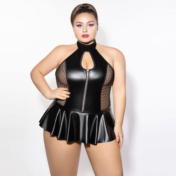 Боді JSY P61158 Black Plus Size