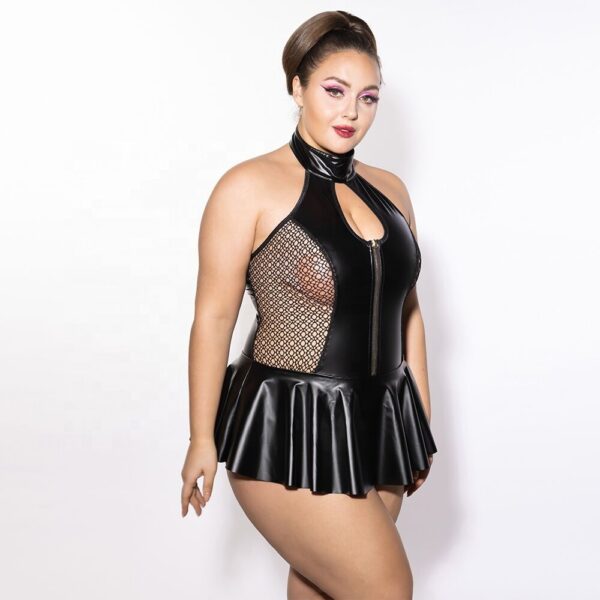 Боді JSY P61158 Black Plus Size