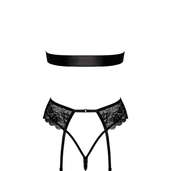 Комплект Kissable Bondage Kiss Set Black L/XL