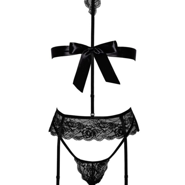 Комплект Kissable Bondage Kiss Set Black L/XL