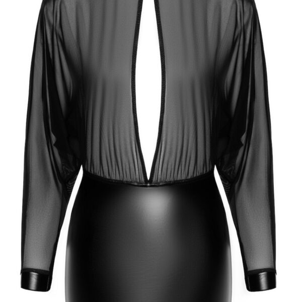 Сукня Noir Handmade F348 Powerwetlook and tulle dress - L