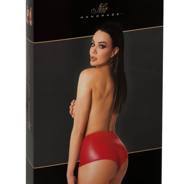 Шорти Noir Handmade F356 Red powerwetlook shorts - L