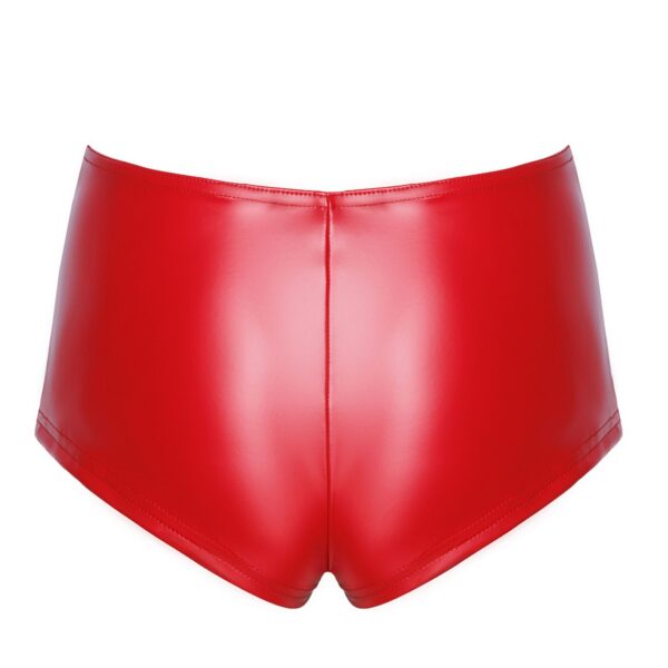 Шорти Noir Handmade F356 Red powerwetlook shorts - XXL