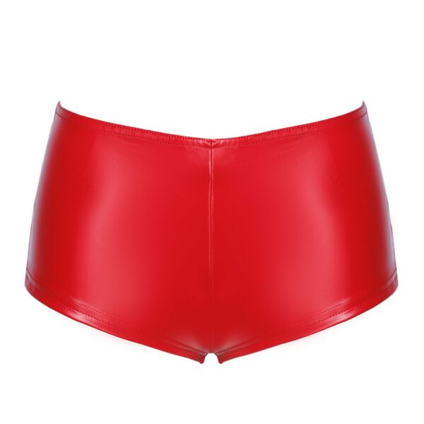 Шорти Noir Handmade F356 Red powerwetlook shorts - XXL