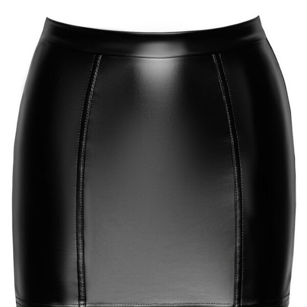 Спідниця Noir Handmade F341 Powerwetlook and lace skirt - M