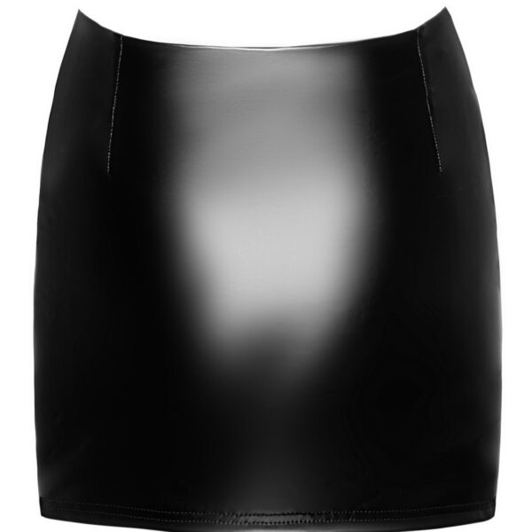 Спідниця Noir Handmade F345 Powerwetlook skirt with garter - XL