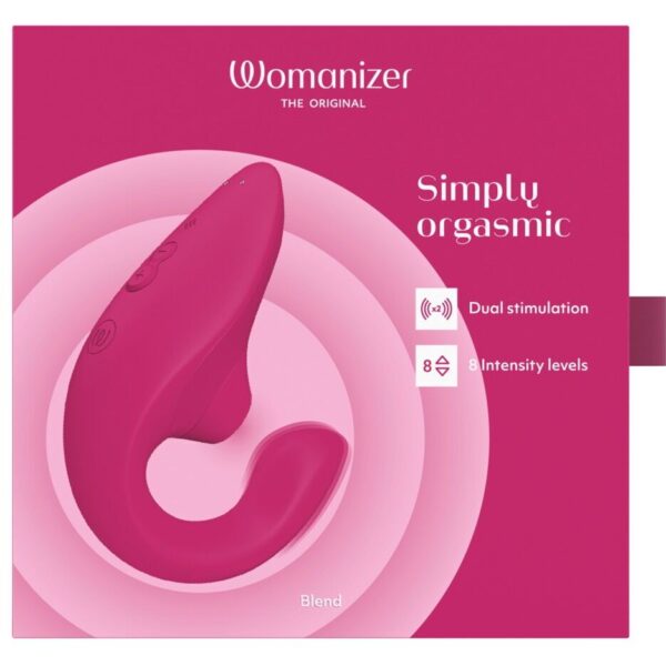 Вакуумний кліторальний стимулятор Womanizer Blend Vibrant Pink