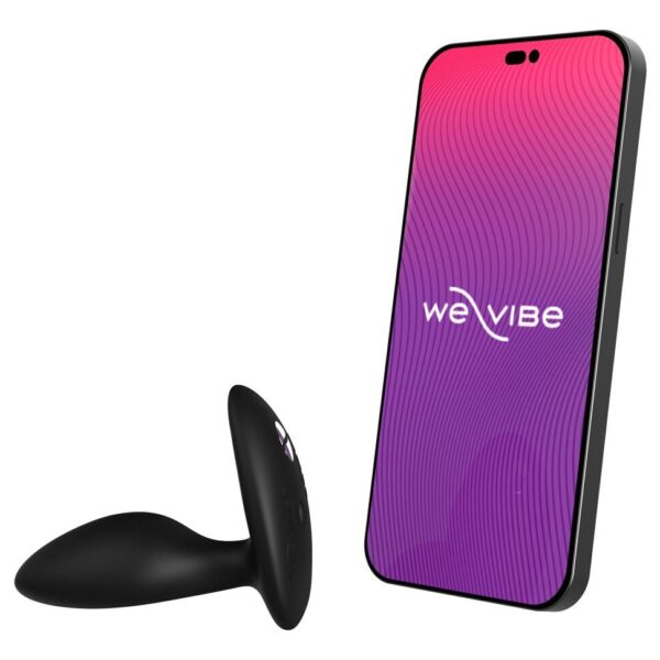 Анальна смарт-вібропробка We-Vibe Ditto+ Satin Black з пультом ДК