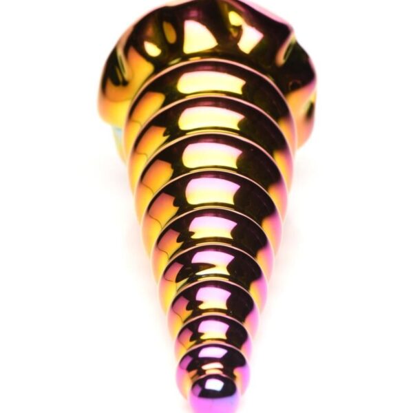 Фентезійний фалоімітатор Creature Cocks Twilight Rainbow Glass Dildo