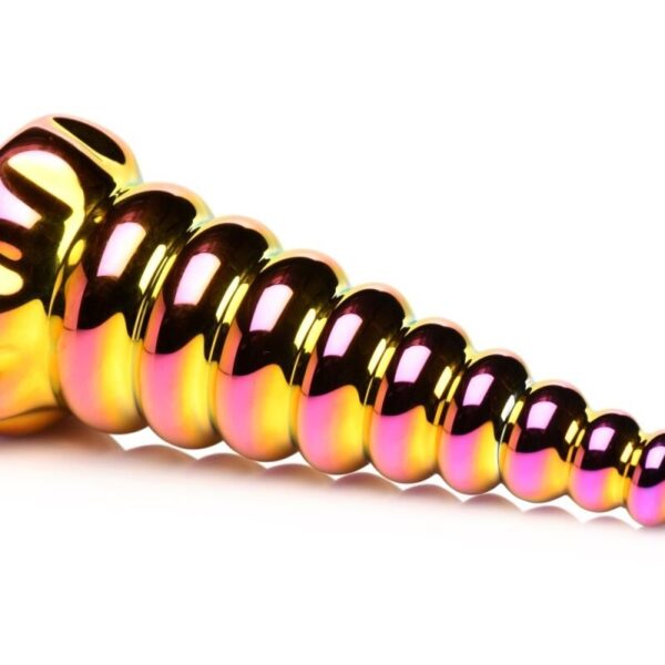 Фентезійний фалоімітатор Creature Cocks Twilight Rainbow Glass Dildo