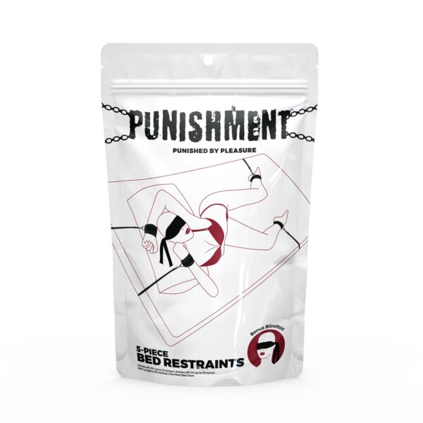 Розтяжка на ліжко Punishment - 5-Piece Bed Restraint Kit - Black