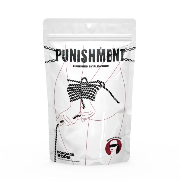 Мотузка для шибарі Punishment - Bondage Rope - Black