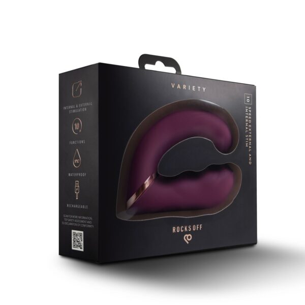Вібратор Rocks Off Gemini Burgundy