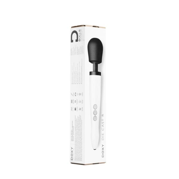 Вібромасажер DOXY Die Cast R Stardust White