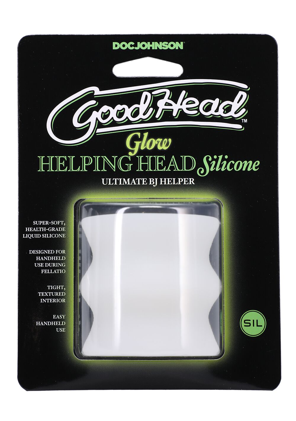 masturbator-doc-johnson-goodhead-glow-helping-head-silicone-15166667496040 Мастурбатор Doc Johnson GoodHead - Glow Helping Head Silicone