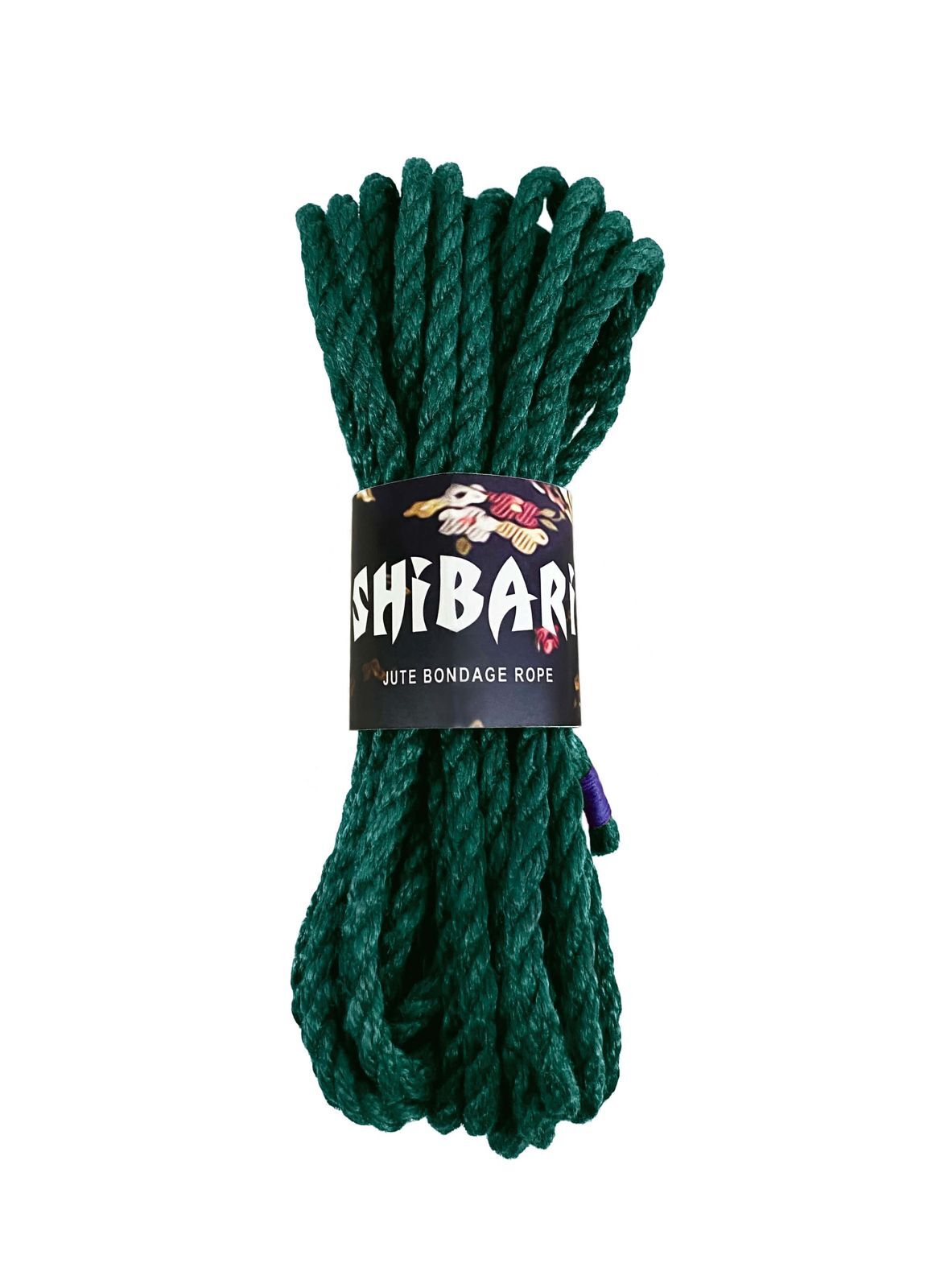 sx2513-28369757804761 Джутова мотузка для шибарі Feral Feelings Shibari Rope, 8 м зелена