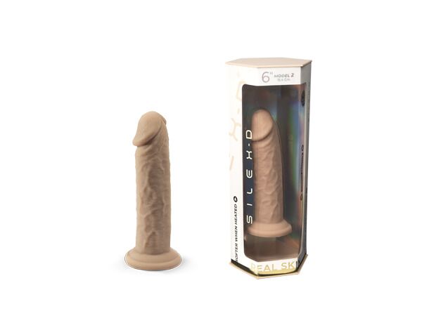 sx2626-96011563018341 Фалоімітатор SilexD Robby Real Skin Flesh (MODEL 2 size 6in)