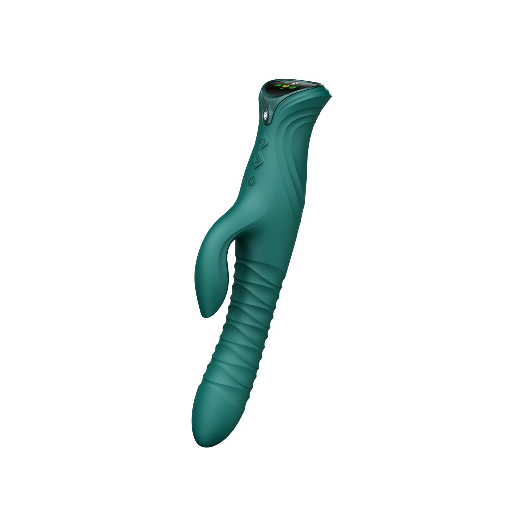 sx2687-15322120473468 Пульсатор-кролик з вібрацією Zalo Mose 2 Turquoise Green