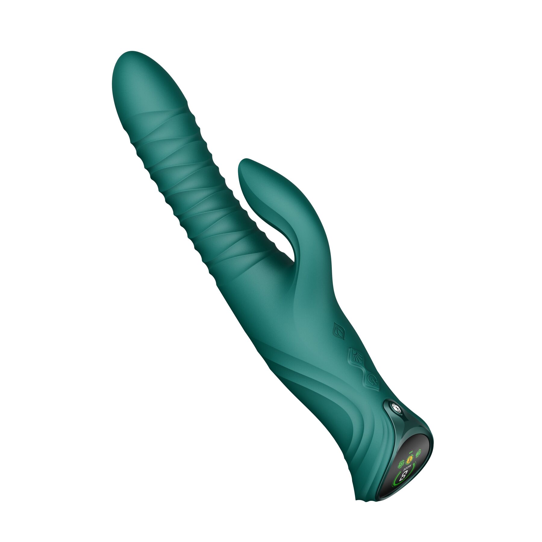 sx2687-39584892641714 Пульсатор-кролик з вібрацією Zalo Mose 2 Turquoise Green