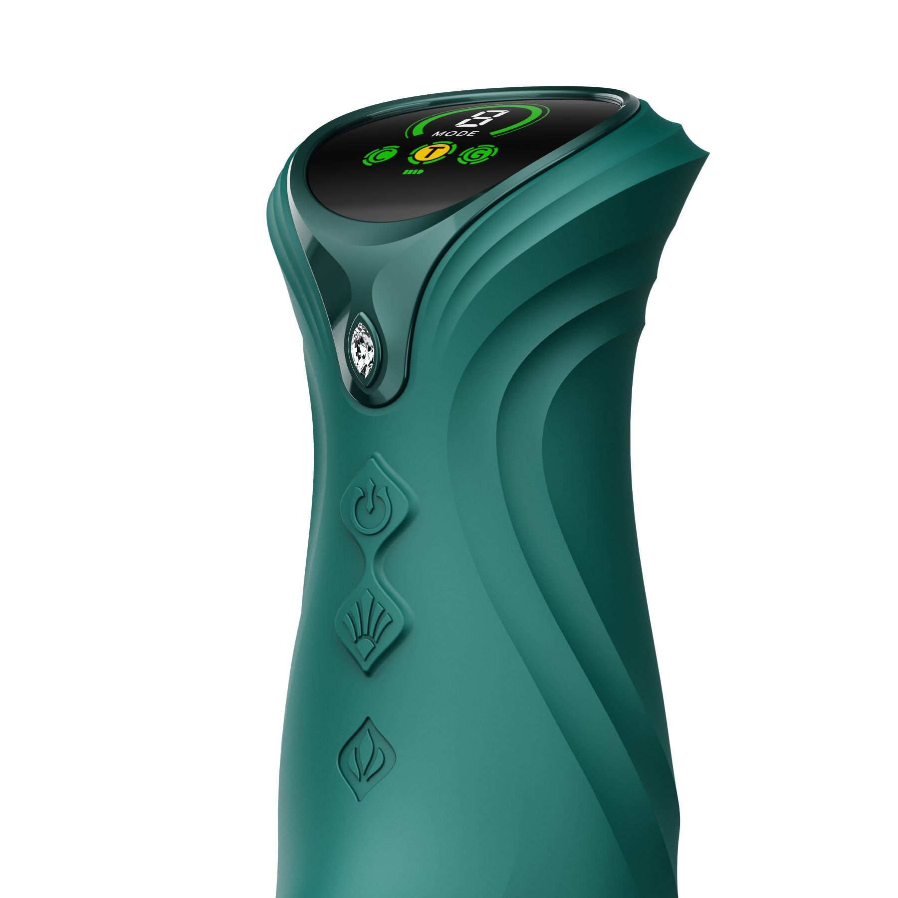 sx2687-43017125209547 Пульсатор-кролик з вібрацією Zalo Mose 2 Turquoise Green