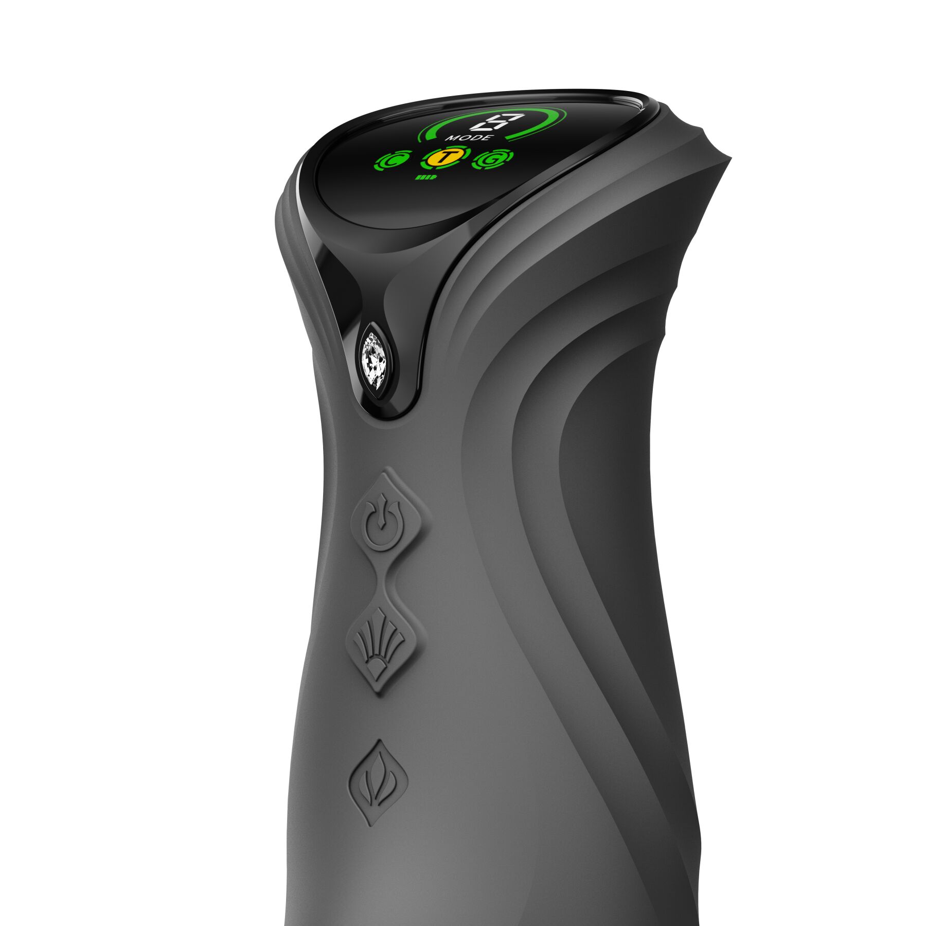 sx2688-25852340553244 Пульсатор-кролик з вібрацією Zalo Mose 2 Obsidian Black