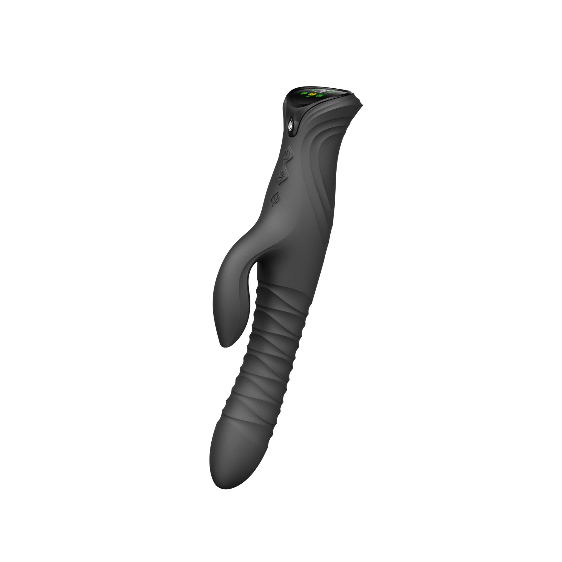 sx2688-86328981181593 Пульсатор-кролик з вібрацією Zalo Mose 2 Obsidian Black