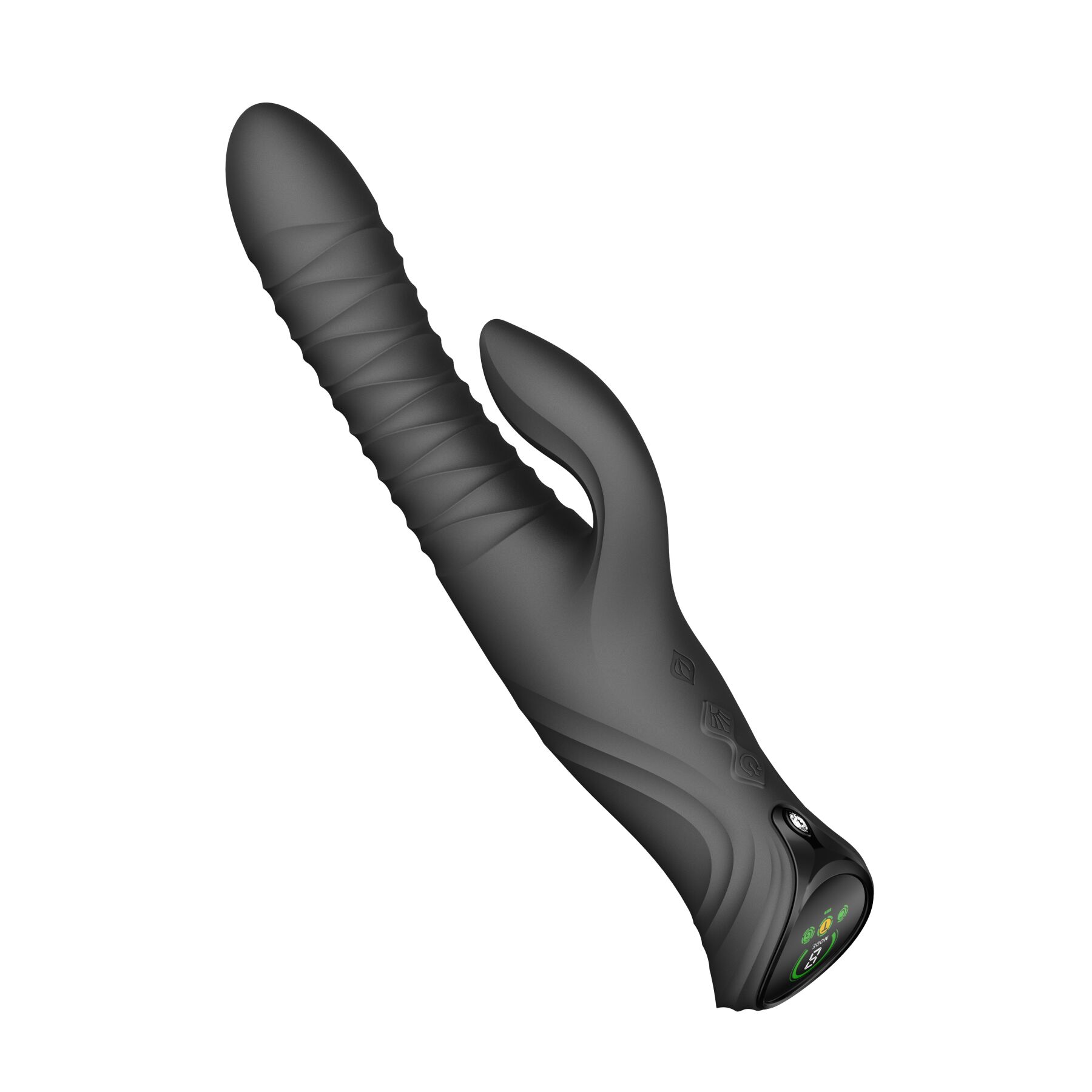 sx2688-89656270744223 Пульсатор-кролик з вібрацією Zalo Mose 2 Obsidian Black