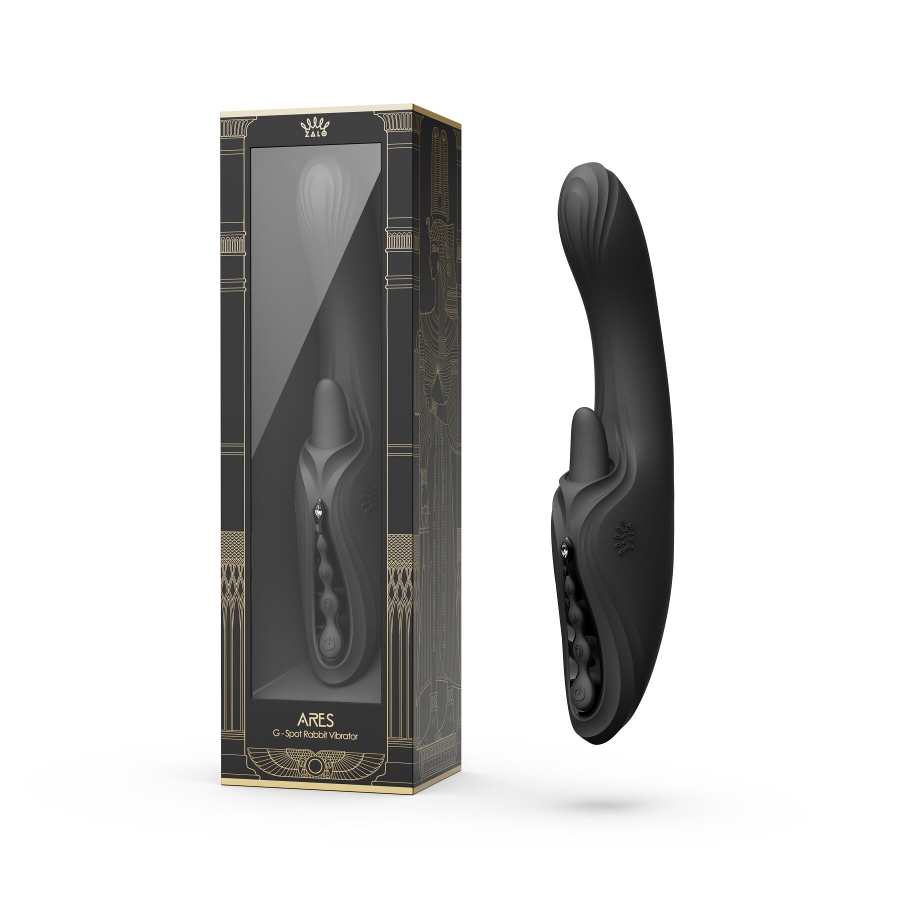 sx2694-81311379981875 Вібратор-кролик Zalo Ares Obsidian Black