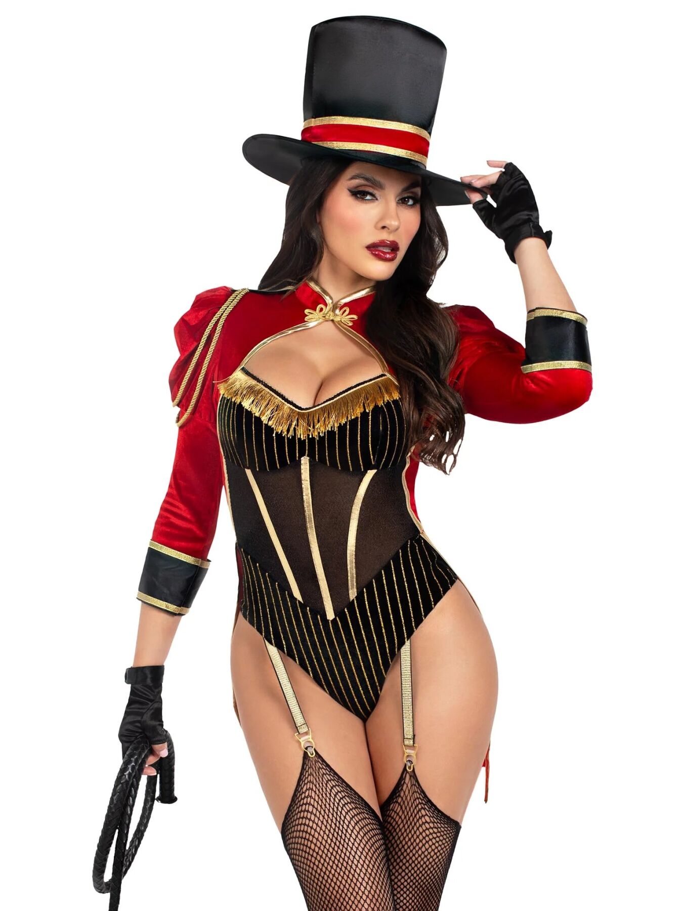 sx2786-56922060030782 Костюм циркачки Leg Avenue Ravishing Ringmaster Bodysuit M