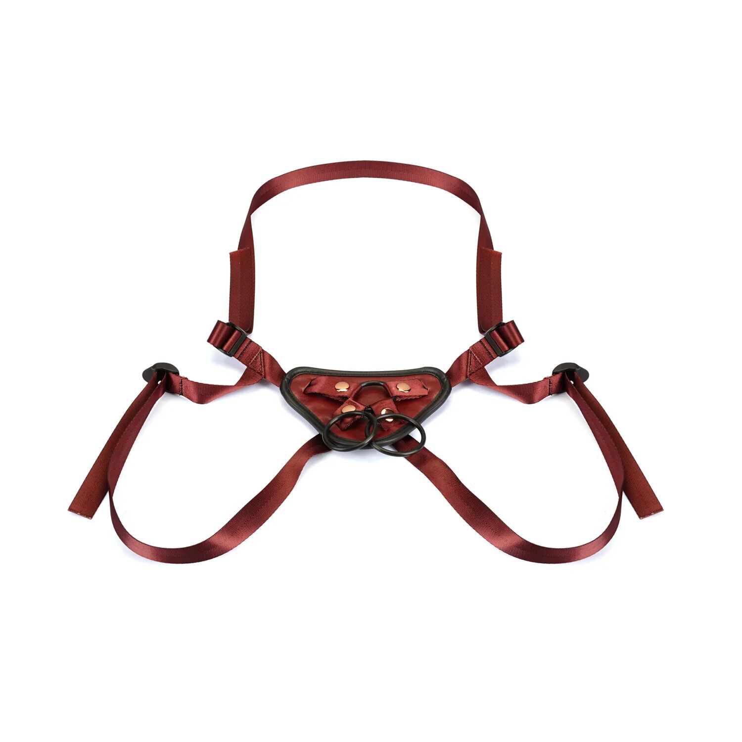 sx2812-70830592274149 Трусики для страпона Liebe Seele Wine Red Strap-on Harness